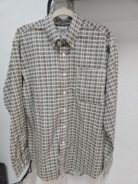Cinch Long-Sleeve Printed Button-Down Shirt